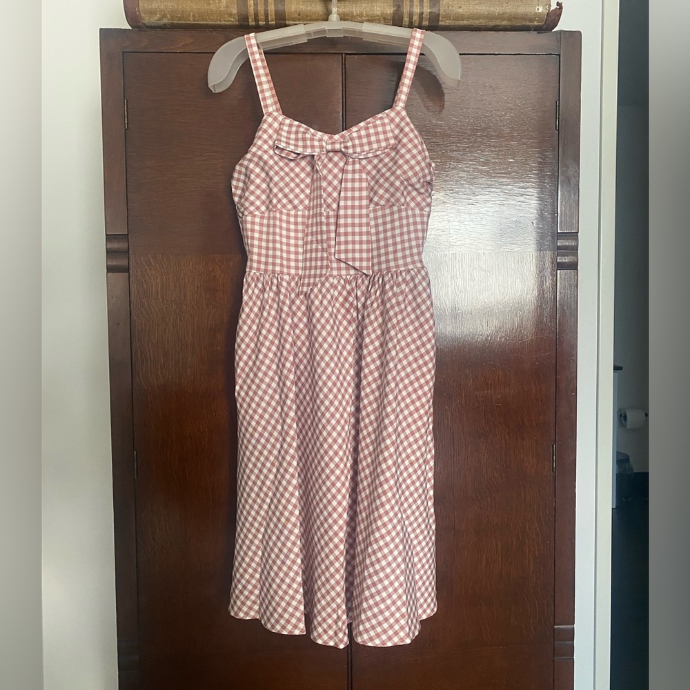 Vintage style gingham sundress